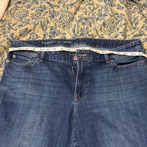 Talbots Women's Dark Blue Girlfriend Jeans